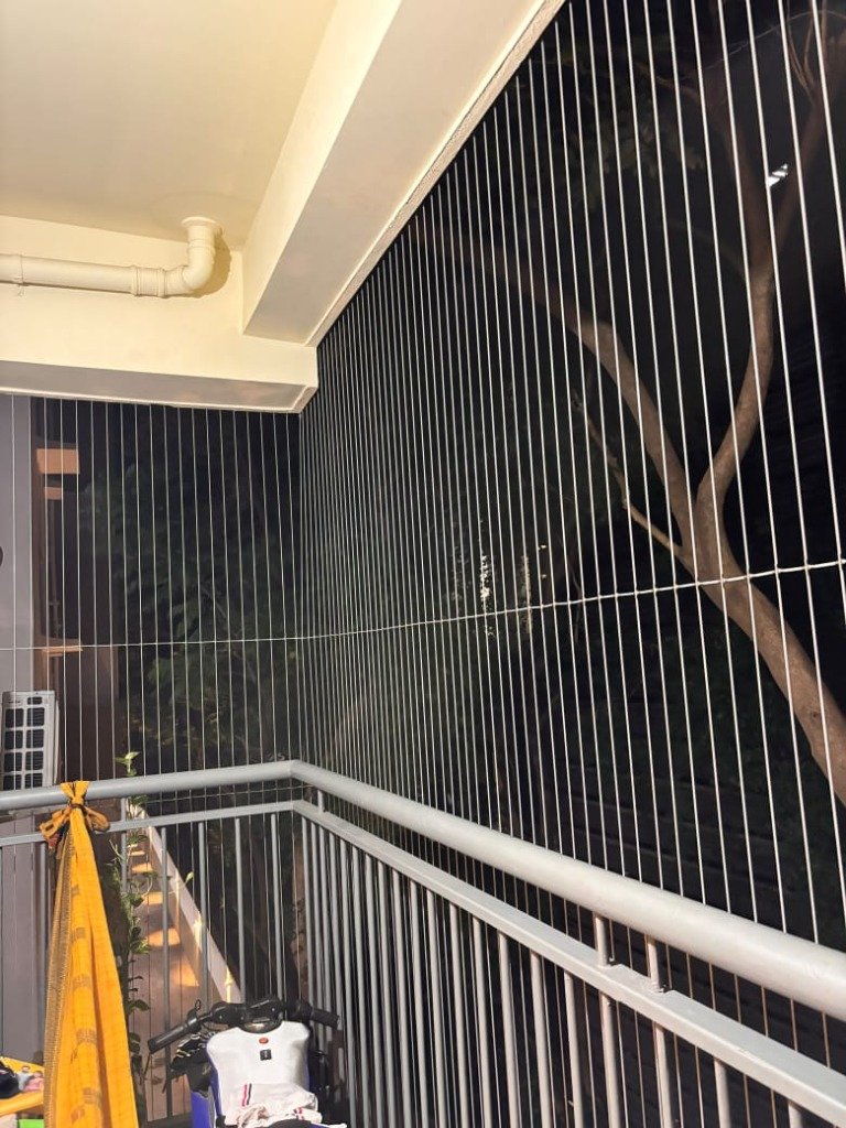 Utility Area Invisible Grills - Real Work