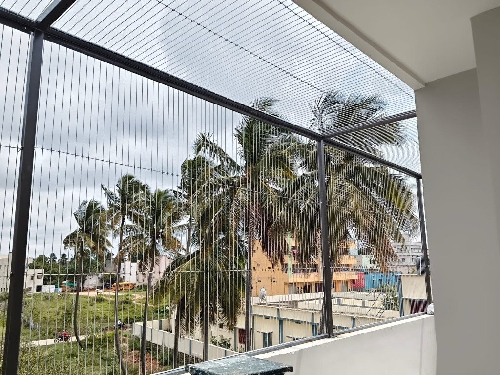 Open Terrace Roof and Box Invisible Grill Enclosure